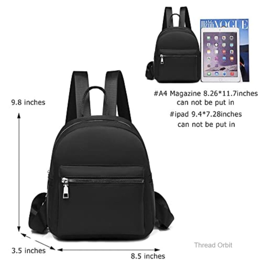 Mini Backpack Purse, Waterproof Polyester, Adjust… - image 2